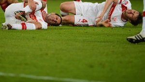 Auch nach der Niederlage gegen die Bayern bricht beim VfB Stuttgart noch keine Panik aus. Die aktuelle Situation im Überblick finden Sie in unserer Bildergalerie. Foto: dpa