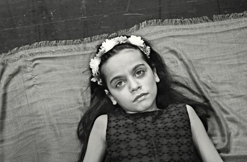 Das Mädchen mit den großen Augen: Die achtjährige Syrerin Hala spielt die Hauptrolle im Film „Still breathing“, in dem auch ihre Fluchterfahrung thematisiert wird. Foto: Cana Yilmaz