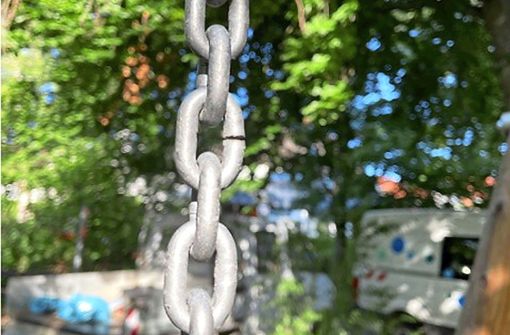 Bei einem Spielplatz in Stetten wurden Schaukelketten angesägt. Foto: Stadt L.-E./cf