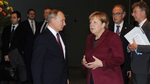 Angela Merkel versucht vergeblich Putin zu einem Einlenken in Syrien sowie in der Ost-Ukraine zu bewegen Foto: AP