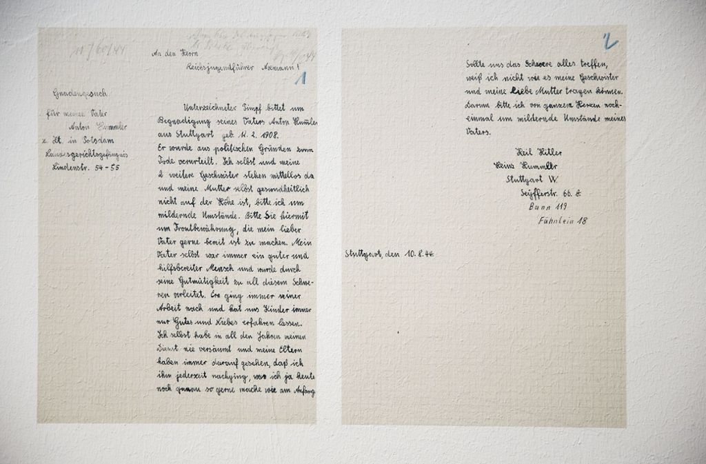 Als Zwölfjähriger schrieb Heinz Hummler einen Gnadenbrief, um das Leben seines Vaters zu retten.