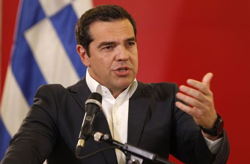 Premier Alexis Tsipras macht sein Wahlversprechen wahr und stellt Forderungen an Berlin. Foto: AP