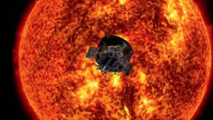 Die Nasa-Raumsonde Parker Solar Probe ist der Sonne so nah gekommen wie noch kein Raumschiff zuvor. Foto: Johns Hopkins APL/ Nasa Goddard Space Flight Center/AFP