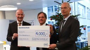 Aktion Weihnachten 2023/24: Die GWG spendet 4000 Euro