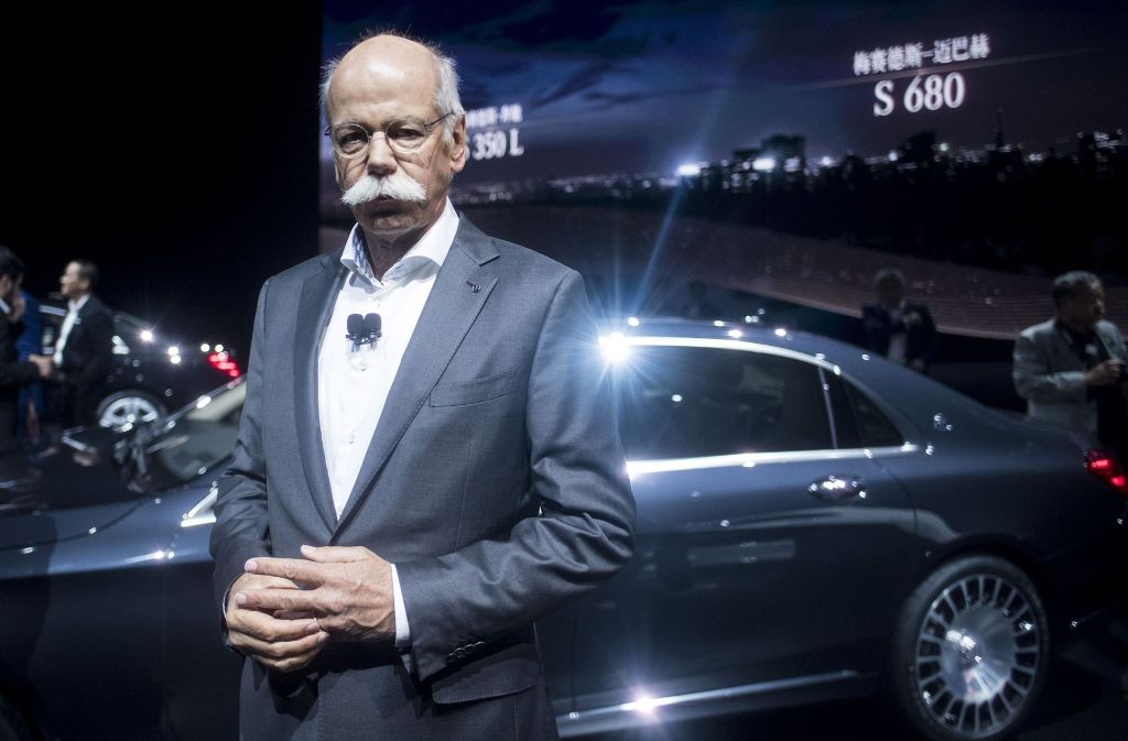 Daimler-Chef Dieter Zetsche beim Autosalon Schanghai. Impressionen von der Veranstaltung gibt es in unserer Bilderstrecke.