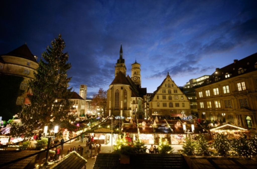 Der Stuttgarter Weihnachtsmarkt hat begonnen.
