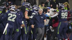 Seattle Seahawks feiern wichtigen Sieg in der NFL