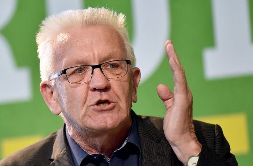 Der Ministerpräsident von Baden-Württemberg, Winfried Kretschmann, kritisiert den AfD-Fraktionschef Meuthen. Foto: dpa-Zentralbild