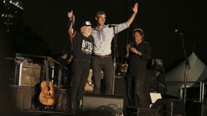 Country Legende Willie Nelson unterstützt den US-Demokraten Beto O’Rourke aus El Paso. Foto: Invision