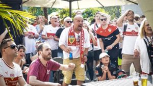 Die Fans fieberten mit ihrem VfB. Foto: Lichtgut/Ferdinando Iannone