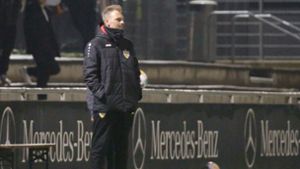 VfB-Trainer Markus Fiedler ärgert die Vorstellung gegen den FSV Frankfurt,  dennoch ist er mit der Bilanz vor der Winterpause  zufrieden. Foto: Baumann/Alexander Keppler