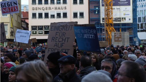 Auch in der Landeshauptstadt Stuttgart versammelten sich am vergangenen Wochenende mehrere Zehntausend Menschen zum Protest. Foto: LICHTGUT/Zophia Ewska