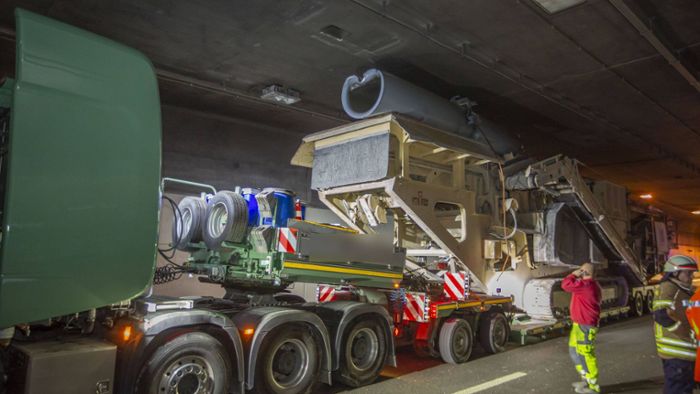 Kappelbergtunnel nach Unfall in Richtung Stuttgart gesperrt