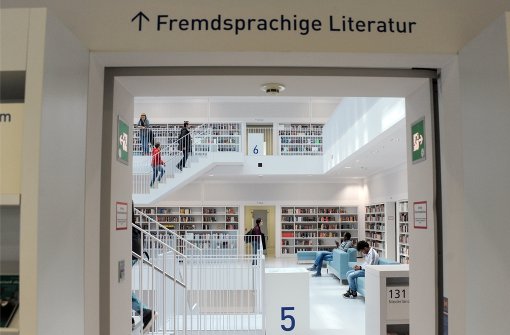 Ein Anziehungspunkt: Die Stadtbibliothek Stuttgart Foto: dpa
