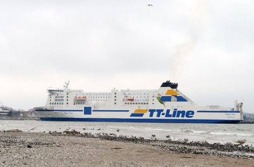 Die Passagierfähre „Peter Pan“ der Reederei TT-Line verkehrt auf der Ostsee zwischen Travemünde und dem schwedischen Trelleborg. Foto: dpa