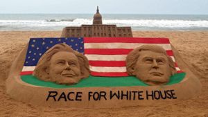 Das Rennen um das Weiße Haus geht in die heiße Phase. (Symbolfoto) Foto: EPA