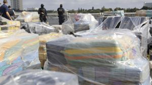 Die sicher gestellten Drogen haben einen Wert von mehr als 600 Millionen Euro. Foto: AP