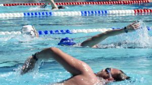 Vornehmlich Sportler nutzen das Wasser für eine Trainingseinheit. Foto: Simon Granville