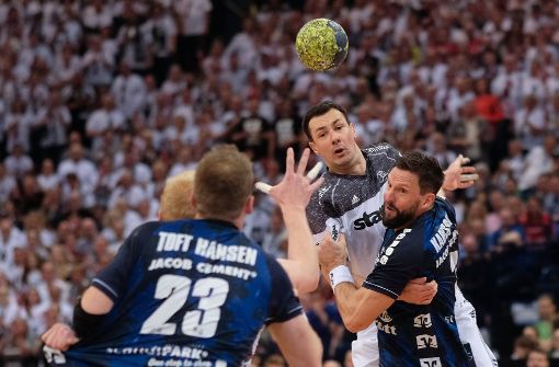 THW Kiel gewinnt den deutschen Handball-Pokal. Foto: dpa