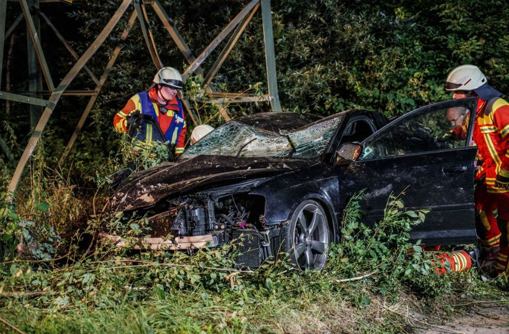 Der Audifahrer war kurz vor dem Unfall auf der Körschtalstraße in Richtung Denkendorf unterwegs. Foto:  