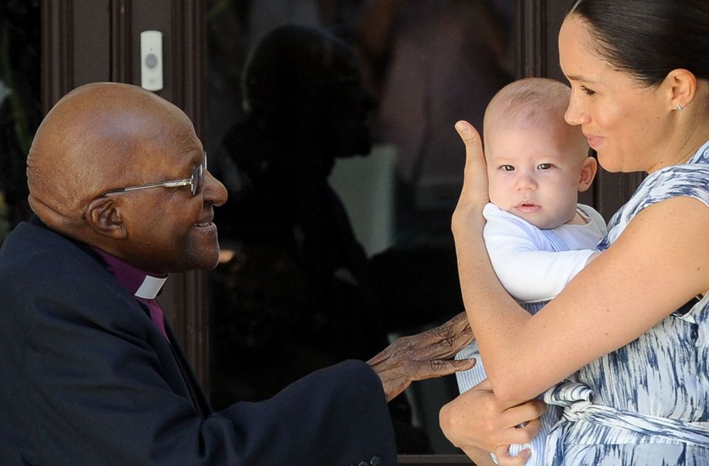 Am Mittwoch kam Archies großer Auftritt - beim „Arch“, wie der Friedensnobelpreisträger und frühere Erzbischof (englisch: Arch Bishop) Desmond Tutu allgemein genannt wird.