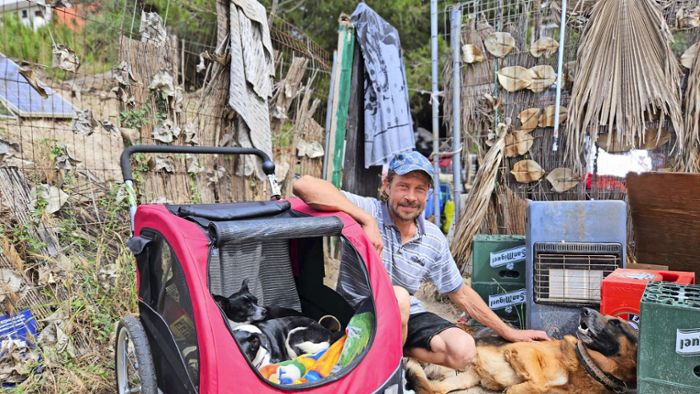 Böblinger  ist obdachlos im deutschen Urlaubsparadies