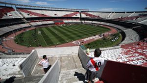 Das Monumental-Stadion in Buenos Aires Foto: Gustavo Ortiz/dpa
