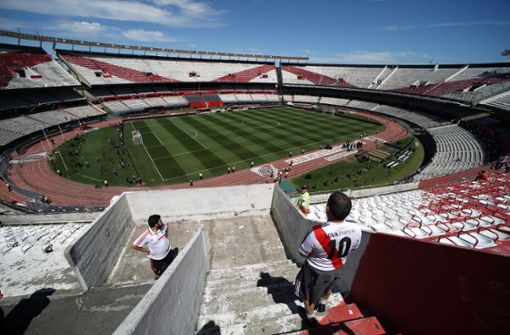 Das Monumental-Stadion in Buenos Aires Foto: Gustavo Ortiz/dpa