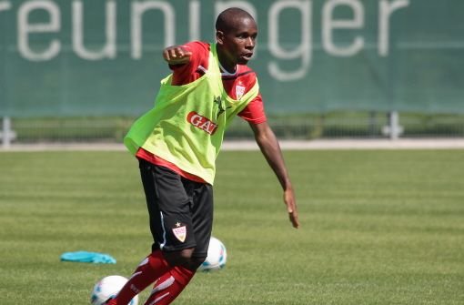 Ibrahima Traoré ist am Montag ins VfB-Training eingestiegen. Foto: Pressefoto Baumann