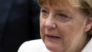 Angela Merkel fordert den Bundestag auf, dem Hilfspaket für Griechenland zuzustimmen.  Foto: EPA
