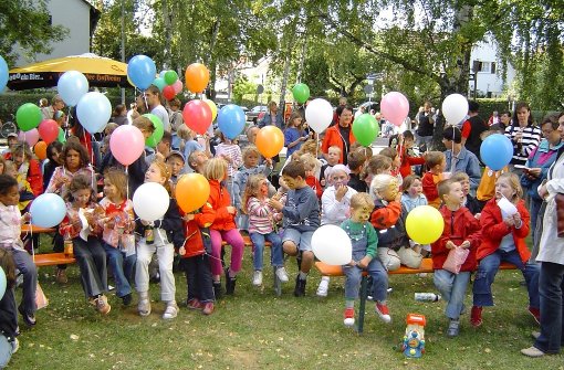 Diese Kinder sind inzwischen groß: Das Bild vom beliebten Kinder- und Straßenfest in Sillenbuch stammt aus vergangenen Zeiten. Foto: privat