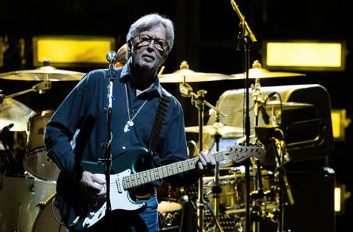 Ein Meister an der E-Gitarre: Eric Clapton Foto: AFP/Georg Hochmuth