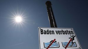 Baden in Baggersee Weingarten wegen Bakterien verboten