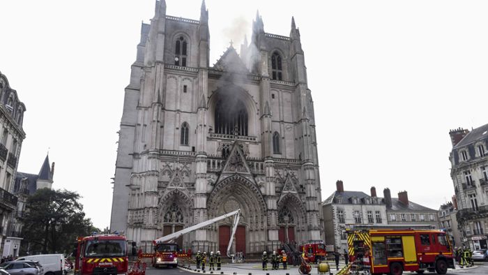 Orgel bei Großbrand in der Kathedrale von Nantes zerstört