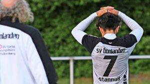 Aus – der SV Bonlanden muss sich mit einer weiteren Saison in der Bezirksliga abfinden. Foto: Yavuz Dural