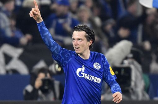 Michael Gregoritsch zeigte in seinem ersten Spiel für Schalke eine starke Leistung. Foto: AP/Martin Meissner