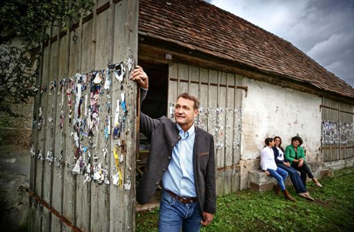 Bernd Knödler will die alte Kelter am Ortsrand von Bruch  sanieren und zu einem coolen Veranstaltungsort machen. Foto: Gottfried Stoppel