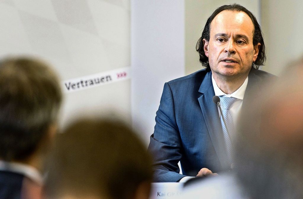 Kai Gräber, Oberstaatsanwalt, spricht über zu zehn Jahre Ermittlungen zu Doping. Foto: /Matthias Balk