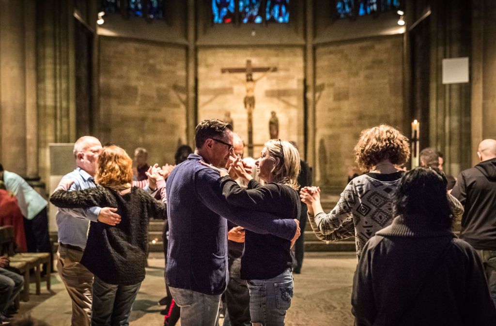 In der Marienkirche haben die Besucher Tango getanzt. Foto: Lichtgut/Julian Rettig