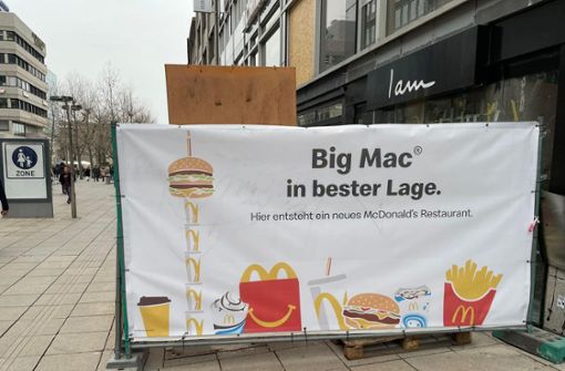 An der Königstraße 17 will McDonald’s Ende April ein neues Restaurant auf drei Stockwerken eröffnen. Foto: /ubo