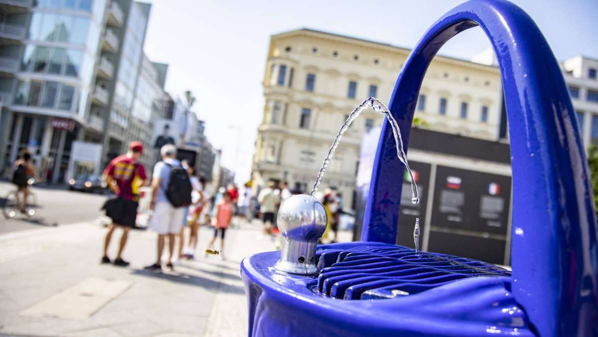 Kampf gegen die Hitze: Städte sollen mehr Trinkwasser-Brunnen aufstellen