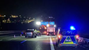 Fußgänger auf Autobahn überfahren und ums Leben gekommen
