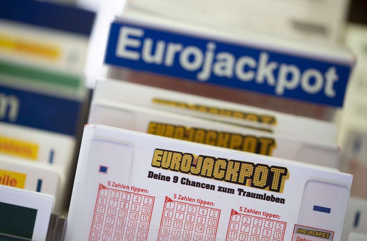 Der Pott des Eurojackpots war gefüllt mit 120 Millionen Euro. Foto: dpa/Thomas Banneyer