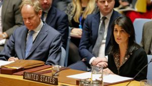 USA blockieren UN-Resolution zu Jerusalem