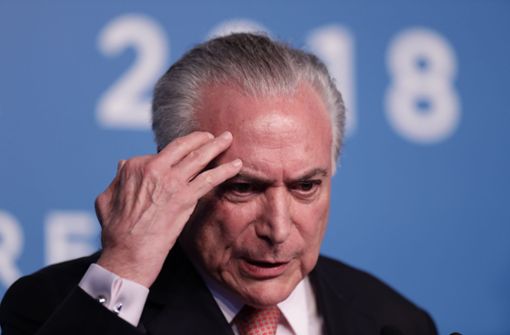Brasiliens Ex-Präsident Michel Temer Foto: AFP