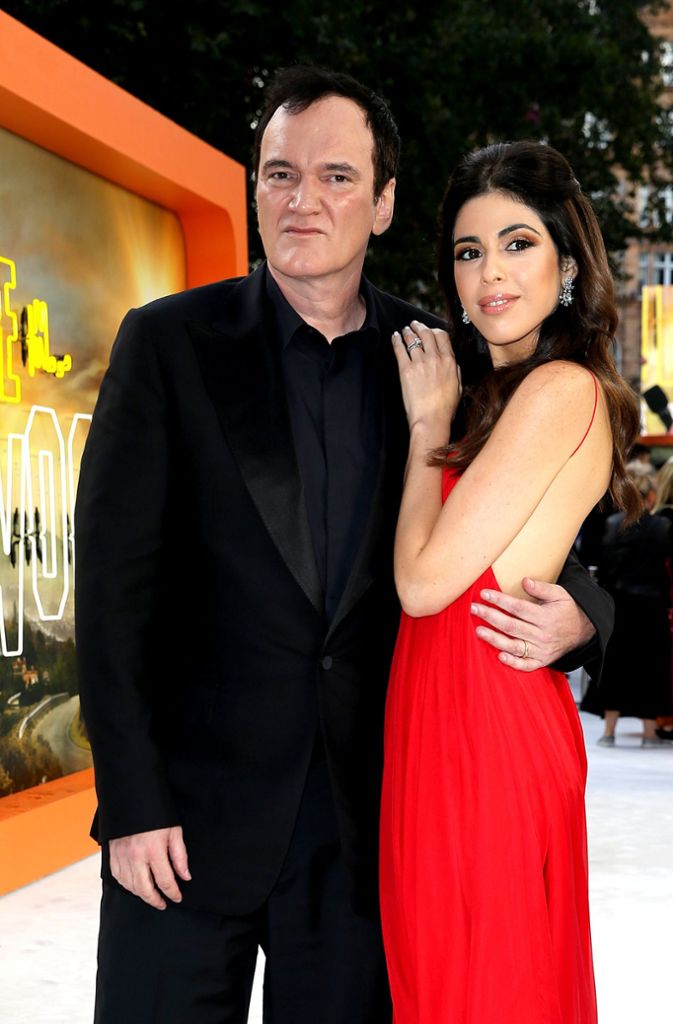Regisseur Quentin Tarantino und seine Ehefrau Daniella Pick liefen gemeinsam über den roten Teppich.