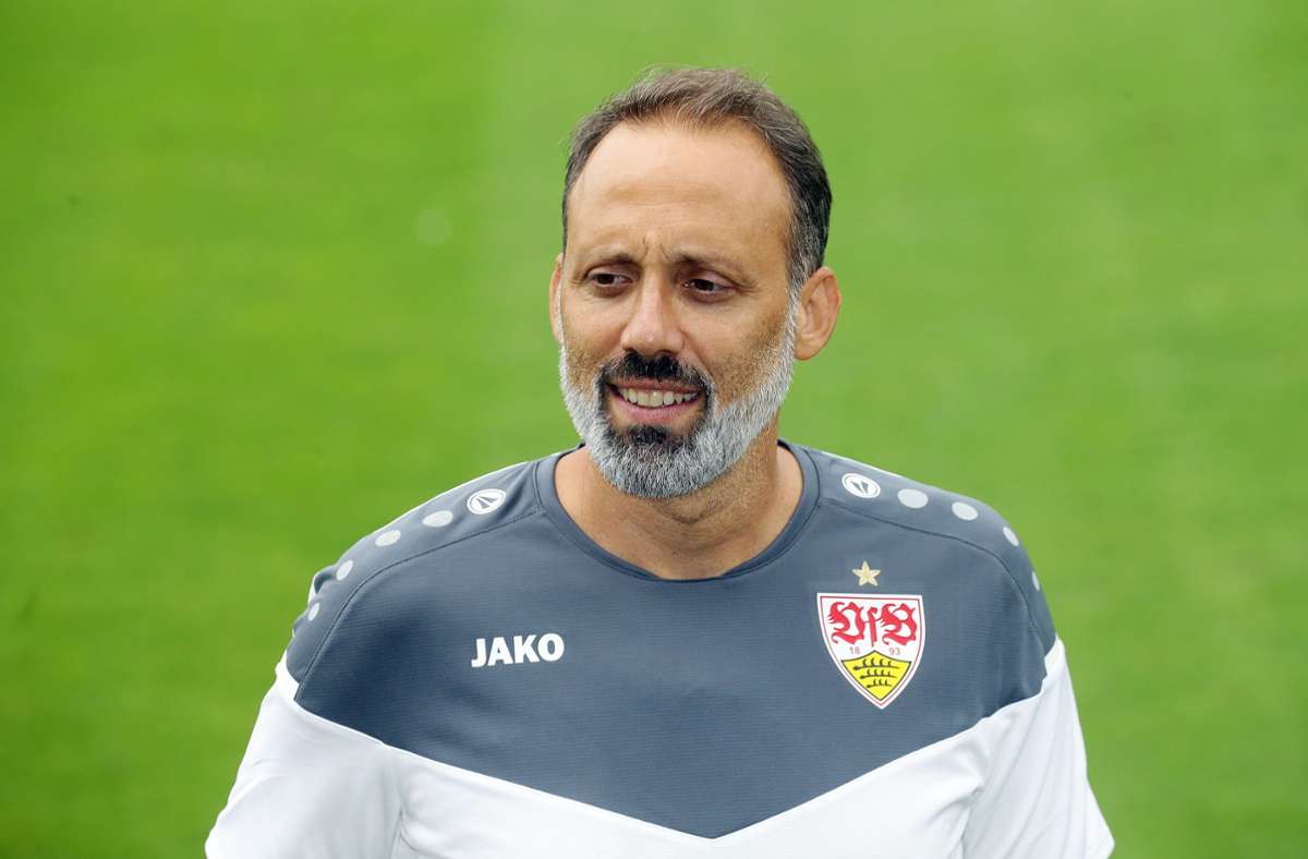 VfB-Coach Pellegrino Matarazzo geht in seine erste Saison als Bundesliga-Trainer. Foto: Baumann