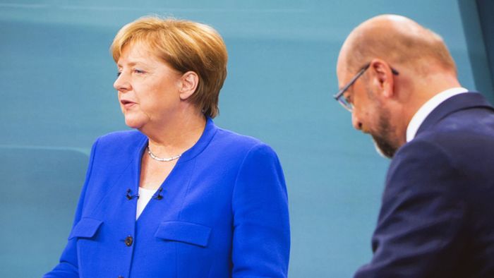 Liveblog: 55 Prozent fanden Merkel überzeugender