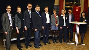 Die SPD Stuttgart-Süd hat bei ihrem Neujahrsempfang über Mieten und Bildung diskutiert. Foto: Wenke Böhm