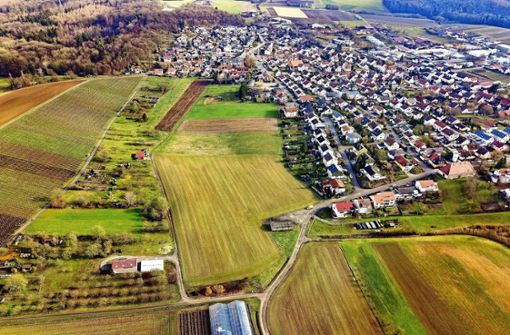 Das Neubaugebiet liegt am nordwestlichen Ortsrand von Rielingshausen. Foto: Archiv (KS-Images.de/Karsten Schmalz)